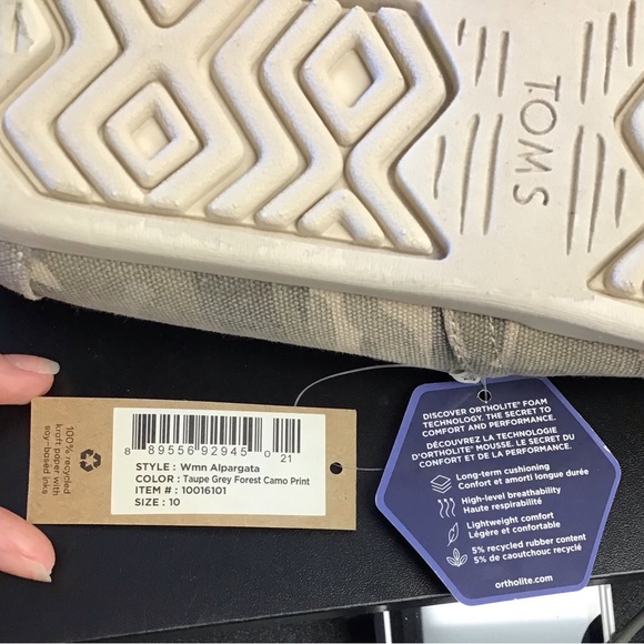 Toms Alpargata Forest Camo Canvas Shoe - Picture 8 of 9